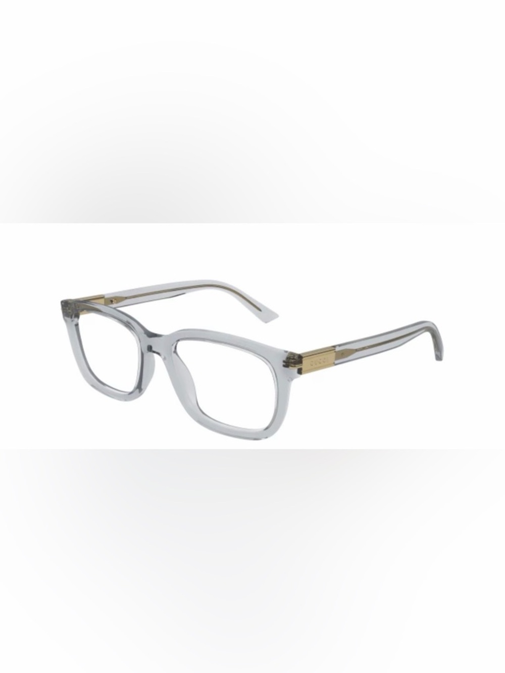 Gucci GG1776O 003 Eyeglasses Mens Grey Havana/Gold Full Rim Rectangle Shape 54MM